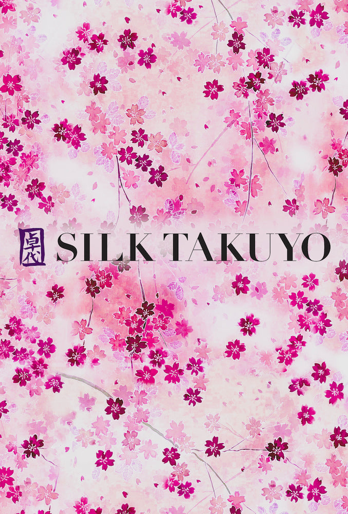 Japanese Kimono Robe, Pink Dreamy Cherry Blossom