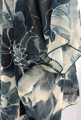 Sheer Kimono Jacket Luna Moth Vintage Sepia