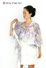 Sheer Kimono, Purple Wisteria